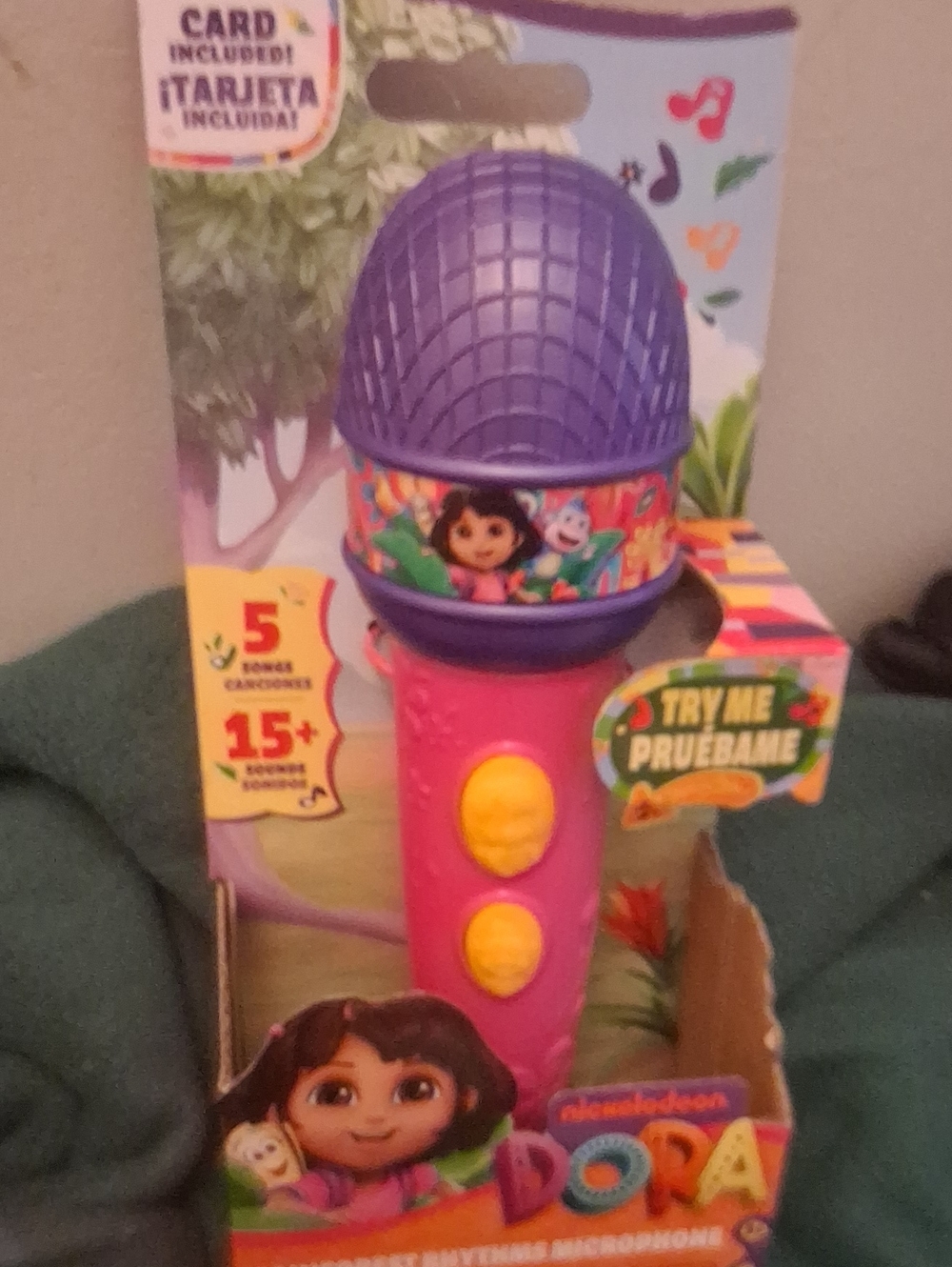 Nickelodeon Dora Musical Microphone - Pink & Purple